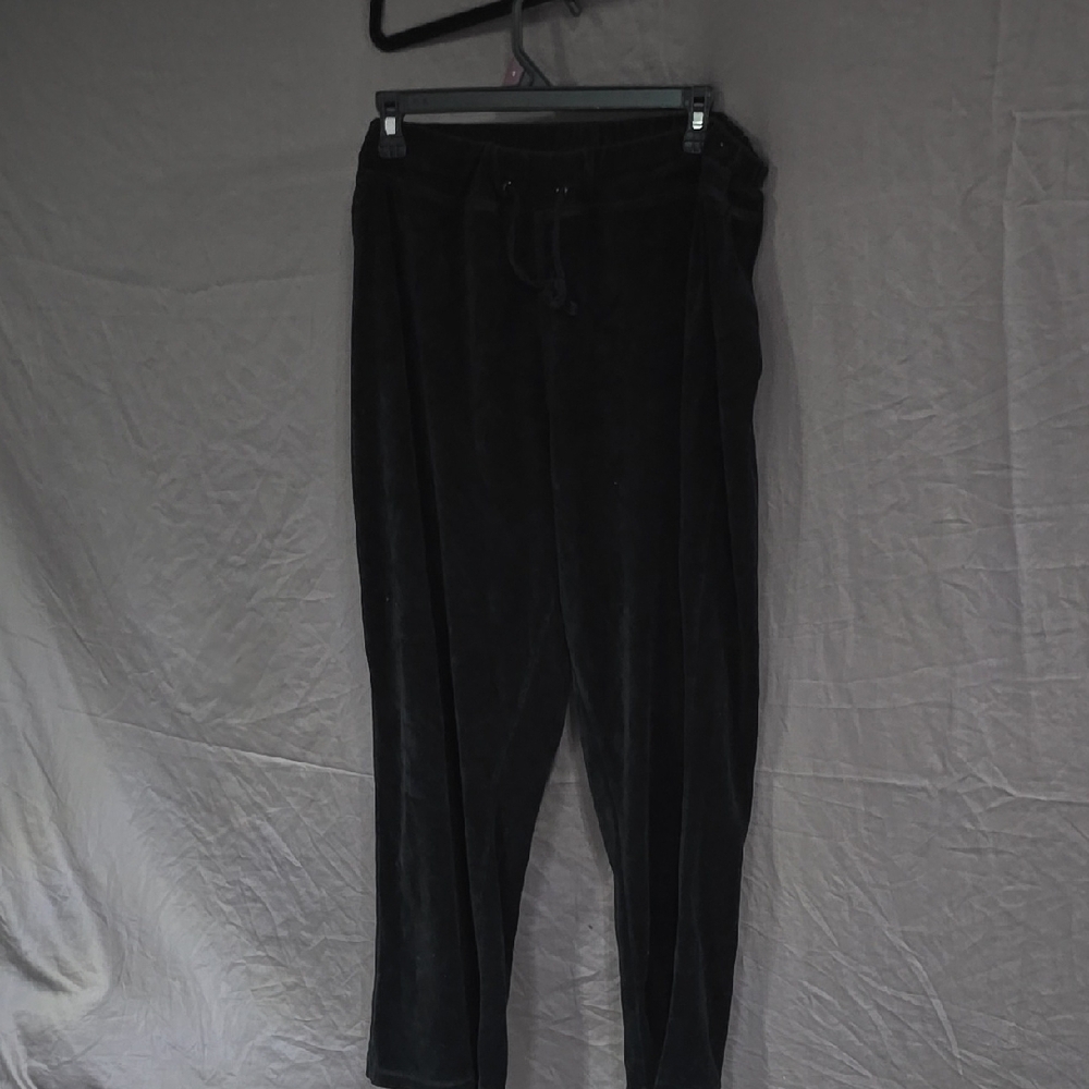 Onque Casuals Black Knit Sweatpants